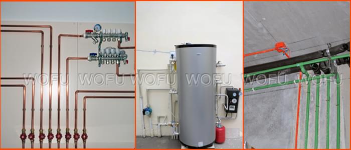 沃富别墅地源热泵中央空调系统管件，青岛沃富新能源科技有限公司