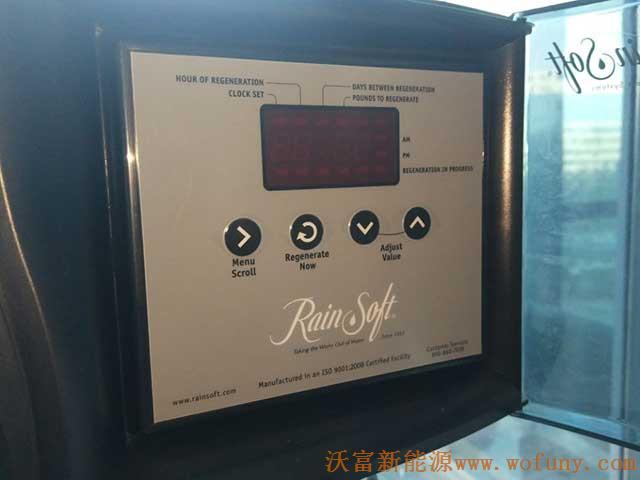 美国进口润索rainsoft中央净水器细节参数仪表展示